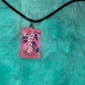 Candy charm necklace.